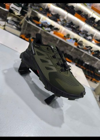 Erkek Haki Kamuflaj Spor Ayakkabı Velcro - Görsel 4