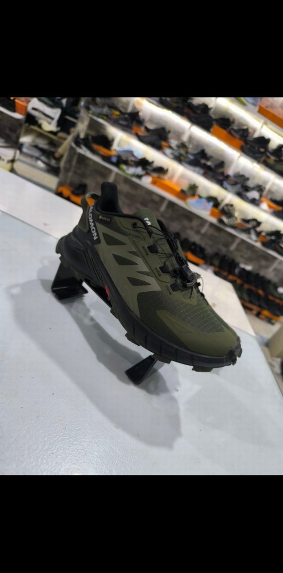 Erkek Haki Kamuflaj Spor Ayakkabı Velcro - Görsel 4