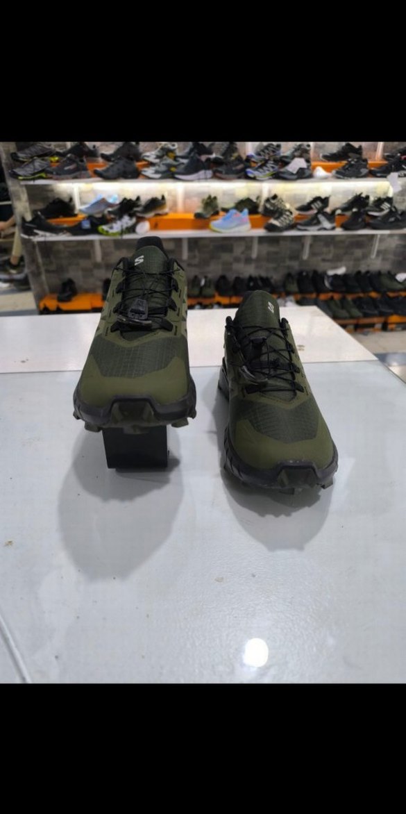 Erkek Haki Kamuflaj Spor Ayakkabı Velcro - Görsel 3