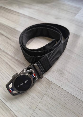 İTHAL Columbia Siyah Minimalist Erkek Kemer