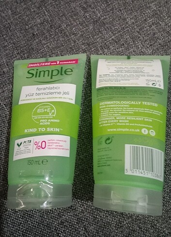 Simple 2 li hassas yüz temizleyici 