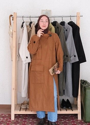 CAMEL YUMUŞACIK KABAN