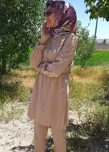 Tunik+pantolon takım 