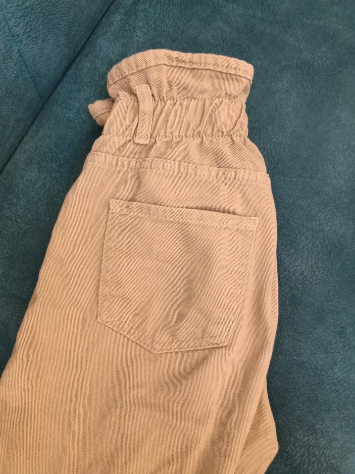 camel renk kot pantolon - Görsel 3