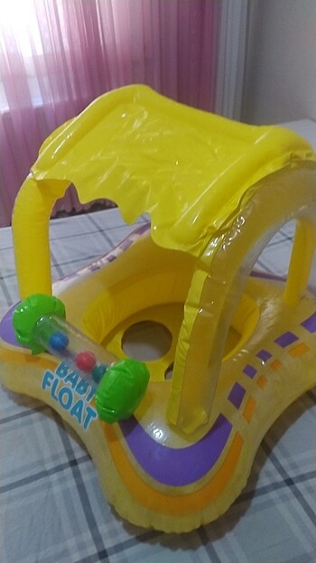 Beden Bebek güneşlikli can simidi