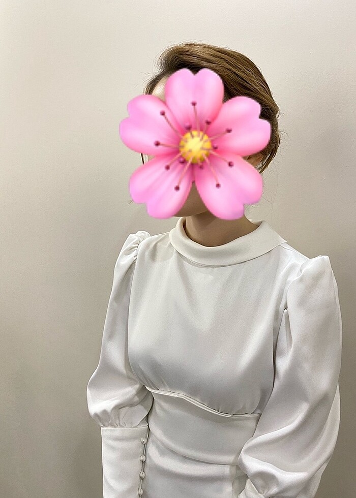 Beyaz abiye elbise - Görsel 2