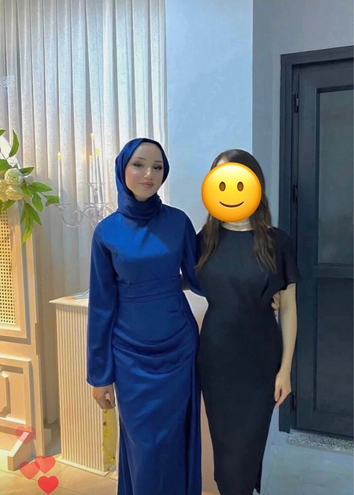 Saten elbise - Görsel 4