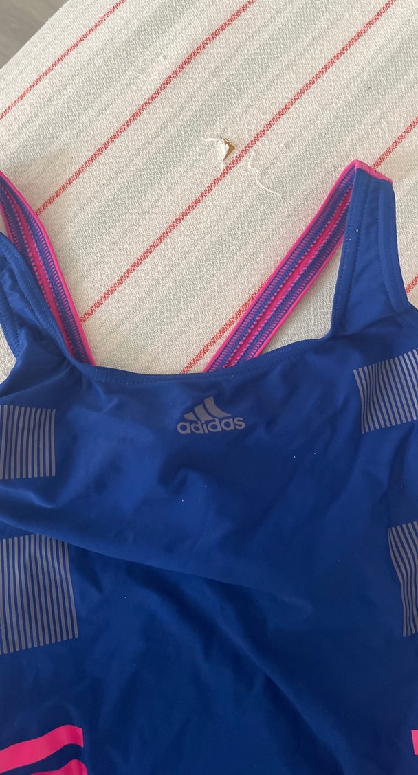 Kadın Mavi Atletik Sırtı Çapraz Mayo - Görsel 3