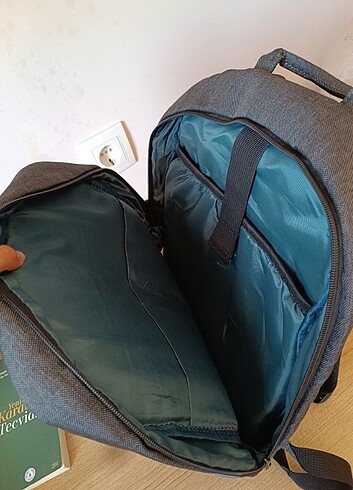 Beden gri Renk Laptop sırt çantası