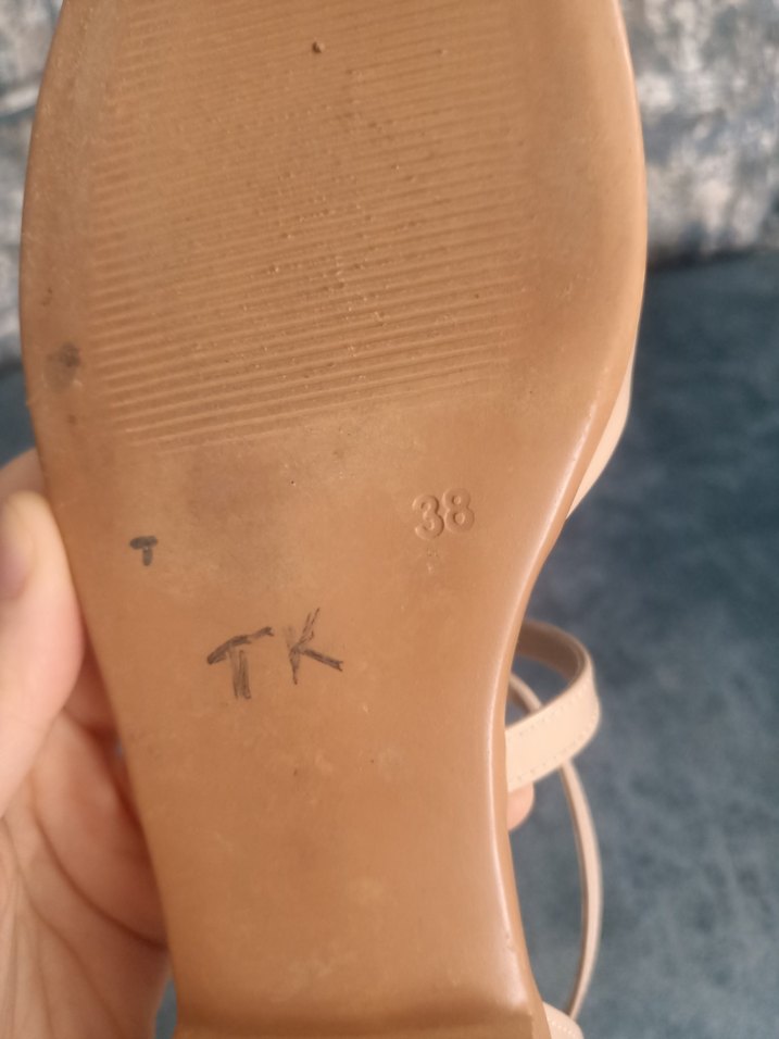 Bej Kadın Blok Topuklu Günlük Ayakkabı - Görsel 5