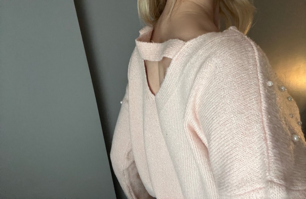 Toz pembe kazak - Görsel 3