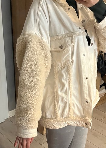 Koton yünlü ceket - Görsel 3