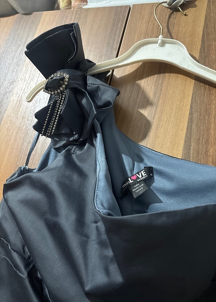 Tek Omuz Abiye - Görsel 2