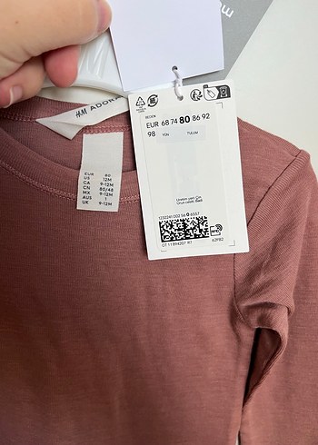 Uzun Kollu Bebek Yün Body H&M - Görsel 2