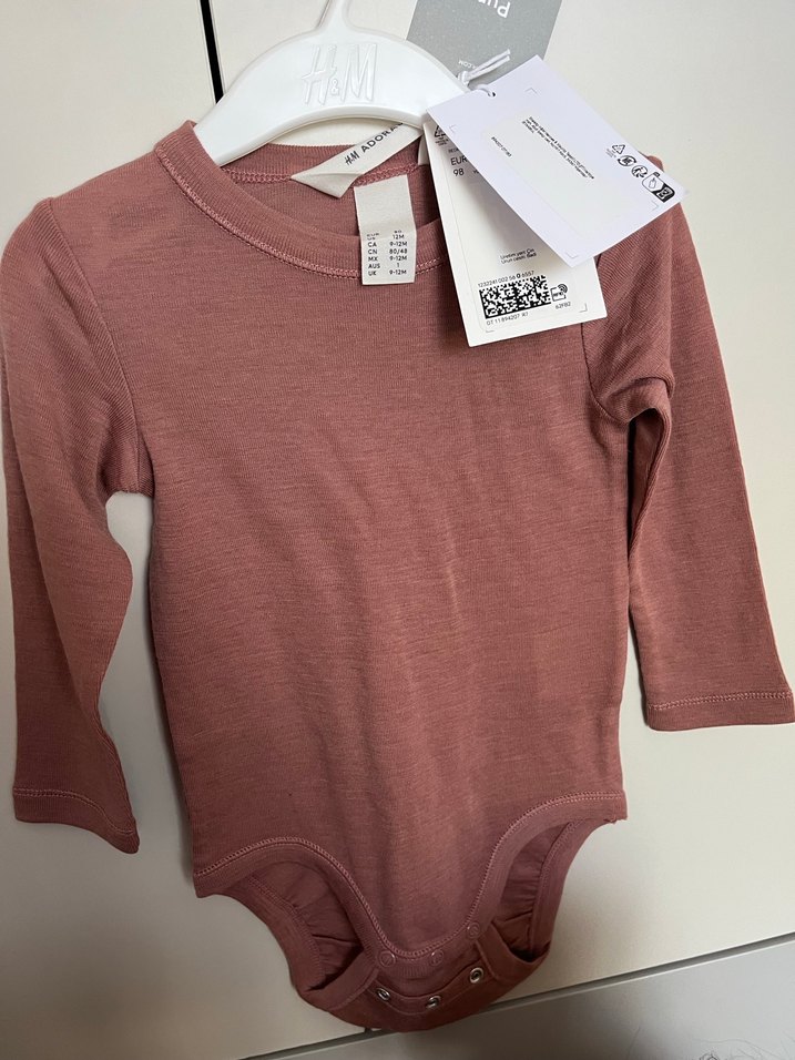Uzun Kollu Bebek Yün Body H&M - Görsel 5