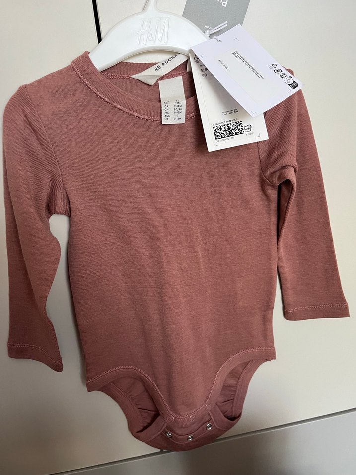 Uzun Kollu Bebek Yün Body H&M - Görsel 4