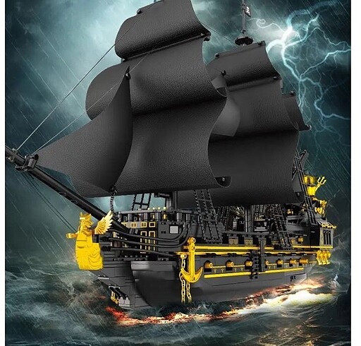 Karayip Korsanları Siyah inci Gemi Lego Technic