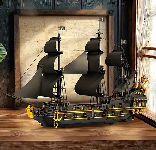 Beden Karayip Korsanları Siyah inci Gemi Lego Technic