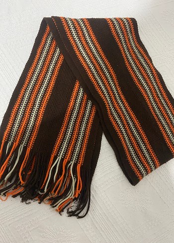 Zara Kahverengi Bohem Örgü atkı