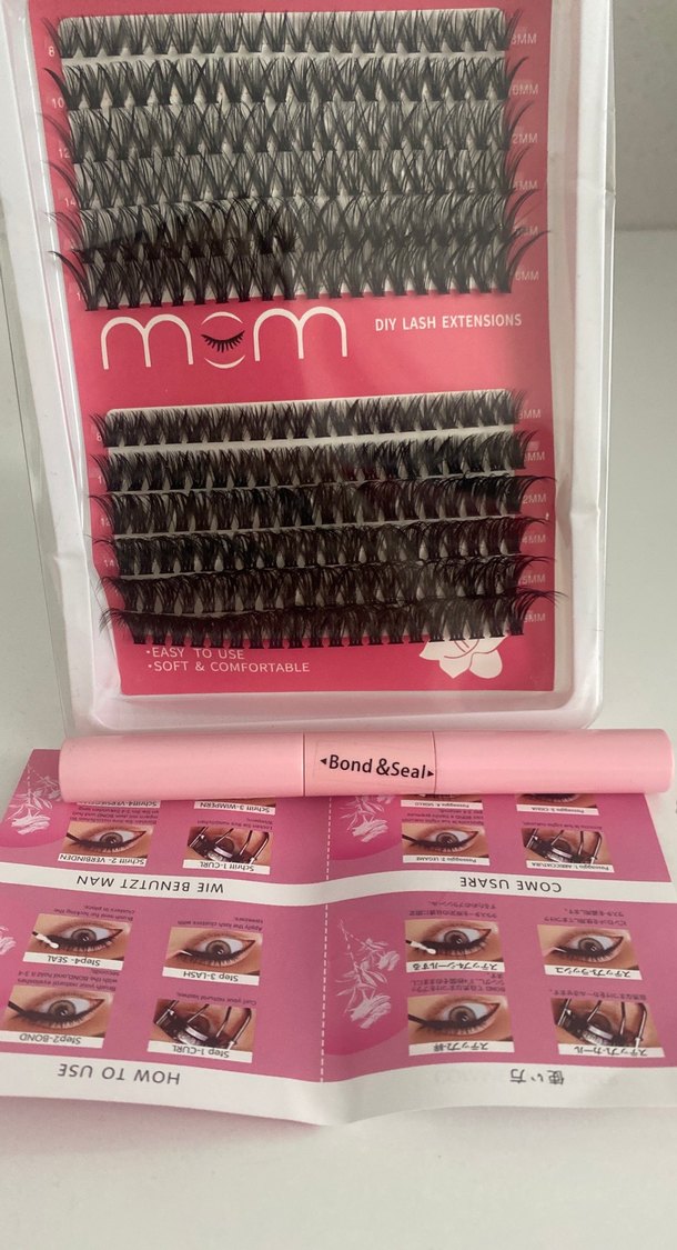 240 adet 40-60D Koyu Takma Kirpik Seti - Görsel 3