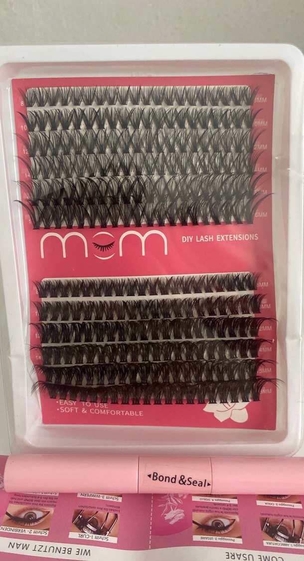 240 adet 40-60D Koyu Takma Kirpik Seti - Görsel 2