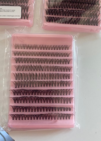 adet fiyattır 30-40-80D Koyu renk  takma kirpikler İLAN AÇTIRINI - Görsel 3