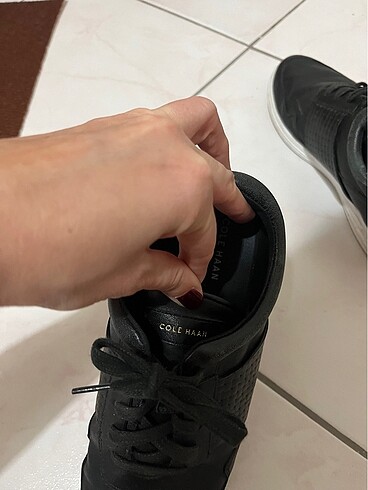 38 Beden siyah Renk Cole Haan deri sneaker