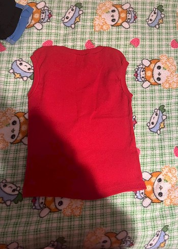 LCW Casual Kırmızı Kısa kol hadi - Görsel 3