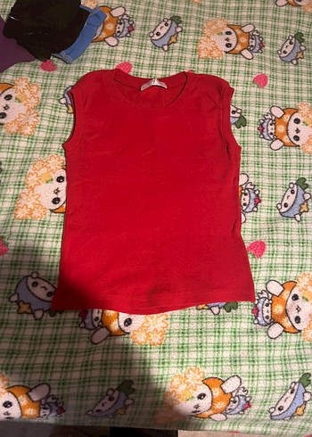 LCW Casual Kırmızı Kısa kol hadi - Görsel 2