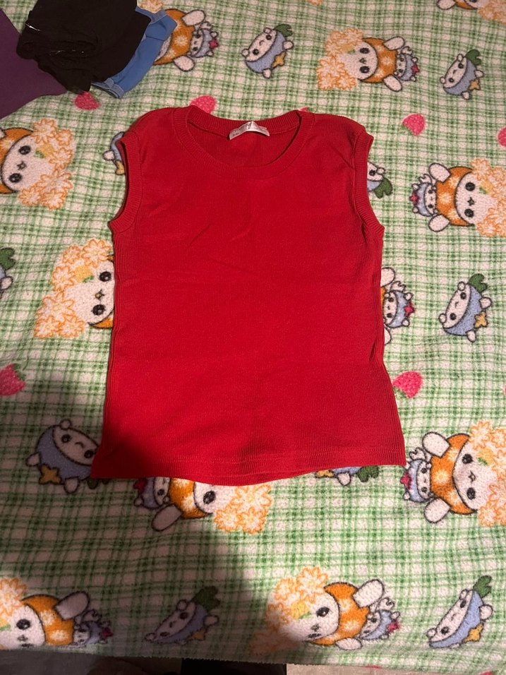 LCW Casual Kırmızı Kısa kol hadi - Görsel 2