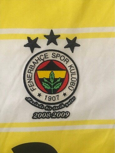 2xl Beden sarı Renk Fenerbahçe 08-09 Forma