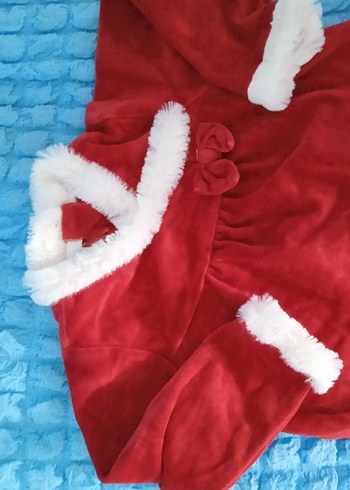 18-24 Ay Beden kırmızı Renk Noel Anne Kıyafeti.