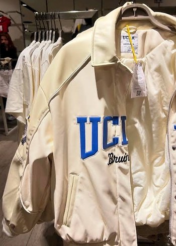 Bershka Ucla Oversize Bomber Ceket - Görsel 3