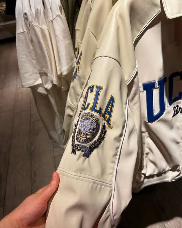 Bershka Ucla Oversize Bomber Ceket - Görsel 4