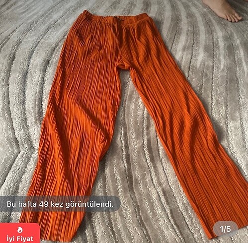 Zara içi şortlu şifon pantolon