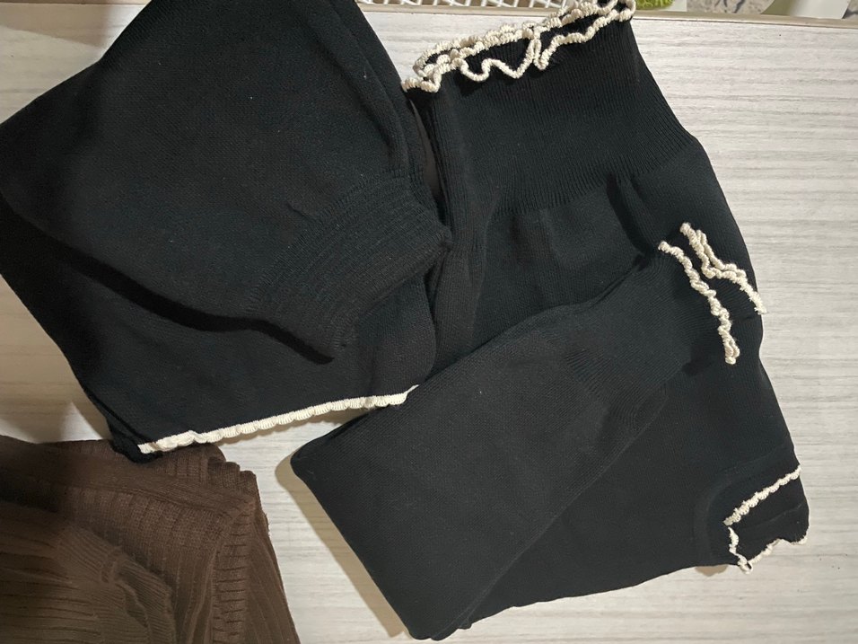 Siyah triko ikili takım - Görsel 2