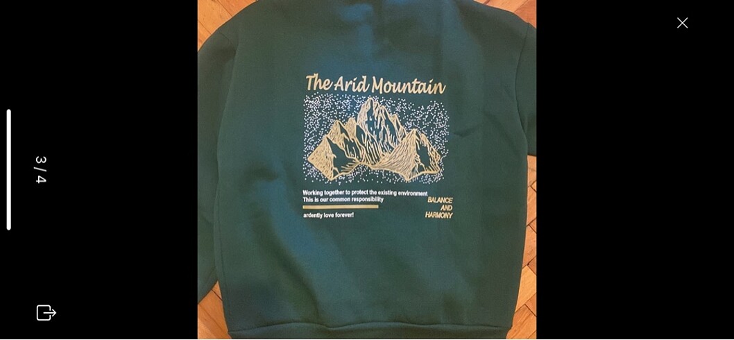 l Beden yeşil Renk The Arid Mountain Sweatshirt