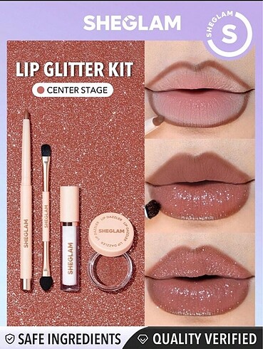Diğer Sheglam lip glitter Kit