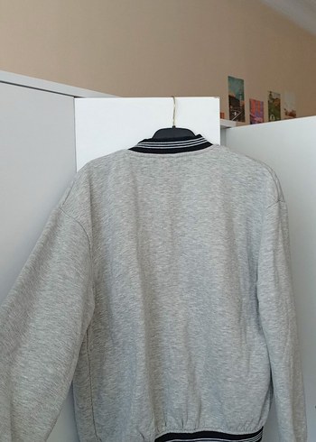 diğer Beden Gri Düğmeli Kolej Ceket