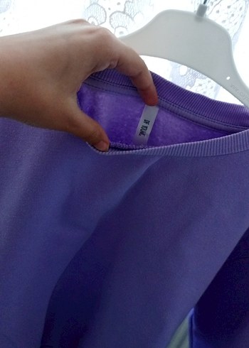 Diğer Mor Renkli Rahat Kesim Kadın Sweatshirt