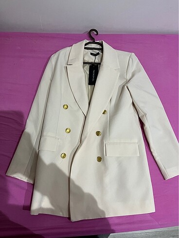 Taş rengi Trendyolmilla etiketli blazer ceket