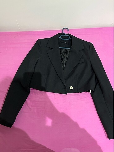 Kısa blazer ceket