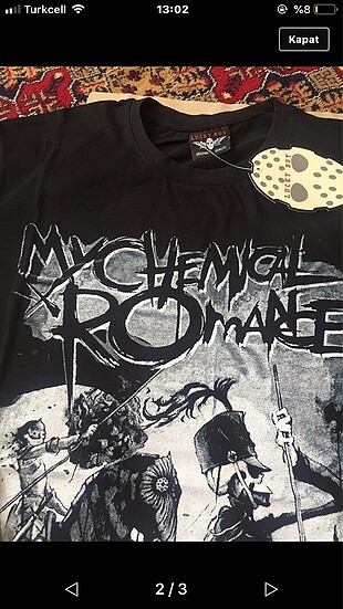 l Beden my chemical romance tişört