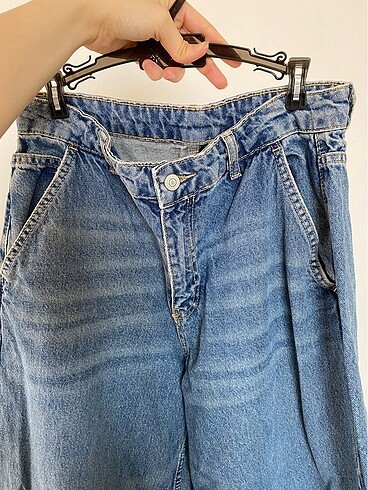 m Beden mavi Renk Baggy Pantolon