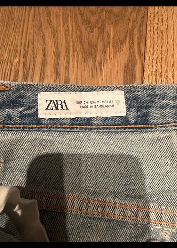 xs Beden Kadın Gri Mavi Bağlamalı Bol Kesim Denim Pantolon