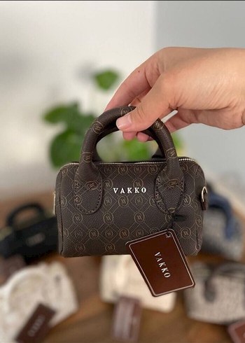 Vakko Kahverengi Deri Kadın El Çantası