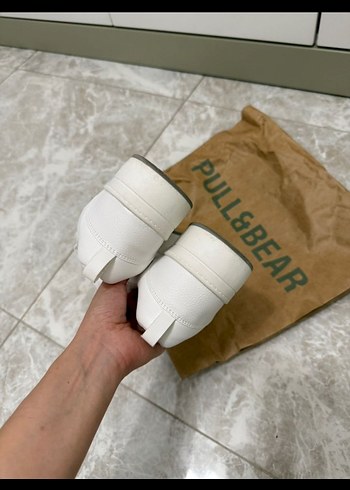 37,5 Beden beyaz Renk Beyaz Minimalist Kadın Spor Ayakkabı