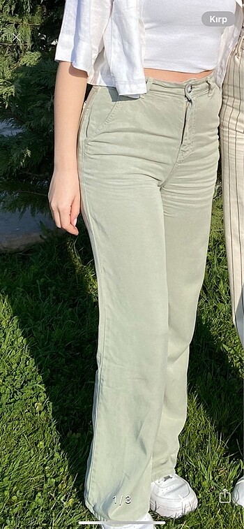Mint yeşili pantolon