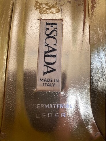 Escada Orijinal ESCADS doreli ayakkabı