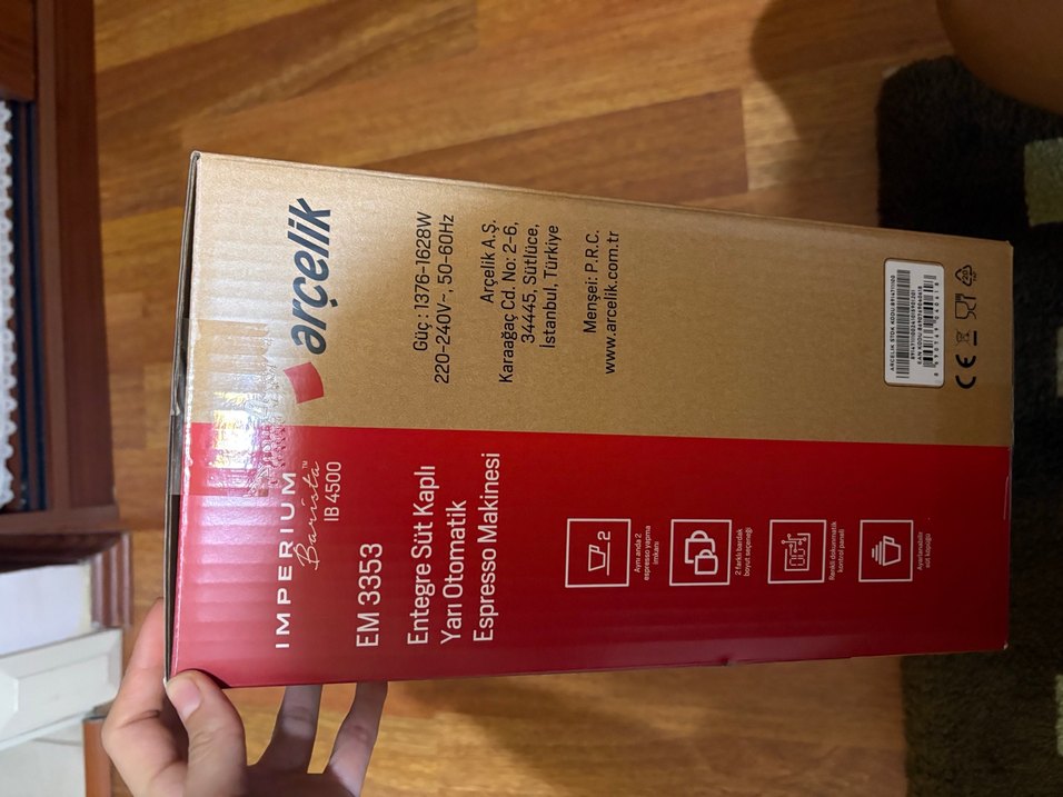 Arçelik Yarı Otomatik Siyah Espresso Makinesi - Görsel 3